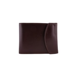 Billetera De Cuero Elegante Con Solapa