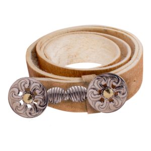 Lonja De Cuero Crudo Con Yunta De Alpaca