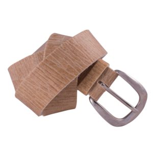 Cinto De Cuero Crudo Liso