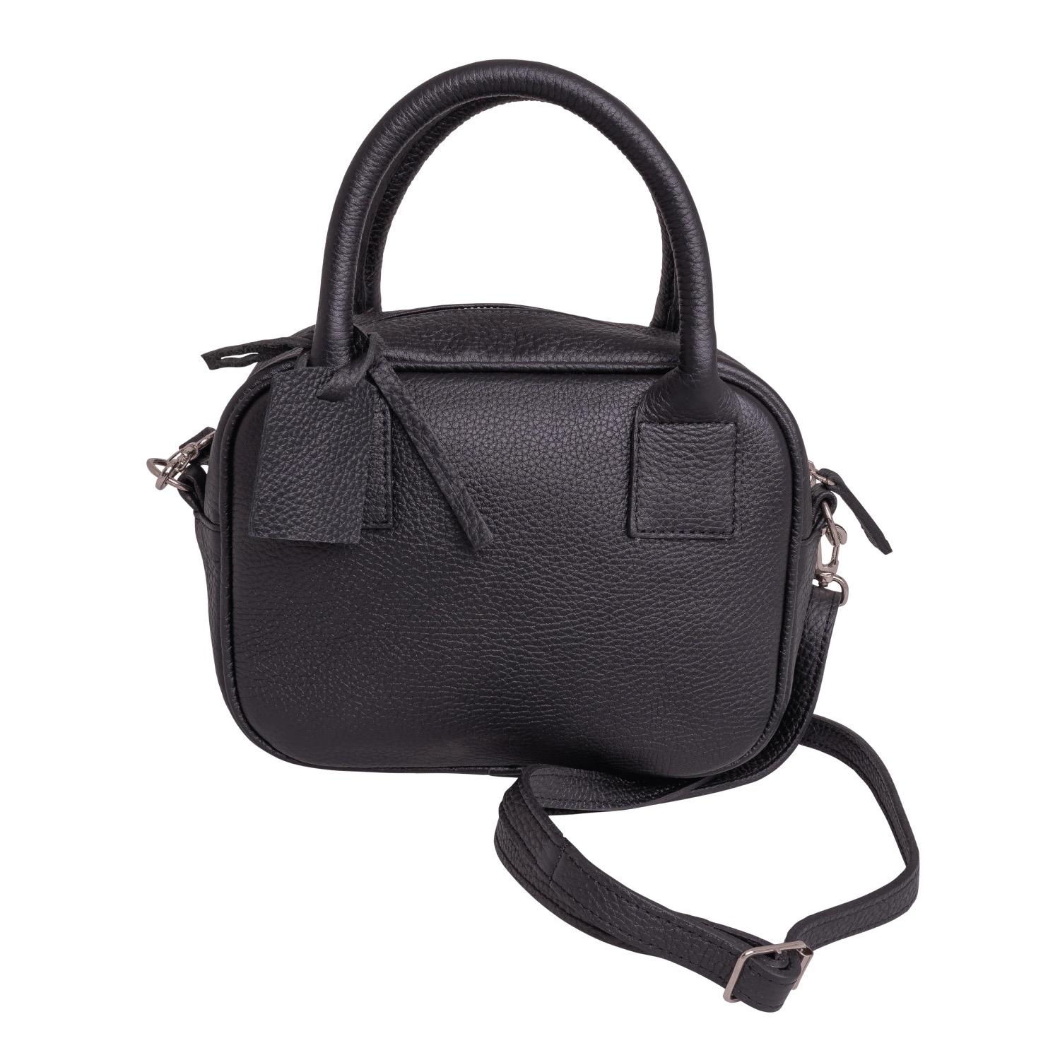 Cartera Bandolera Mini En Cuero