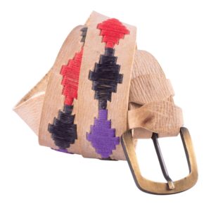 Cinto De Cuero Crudo Para Dama