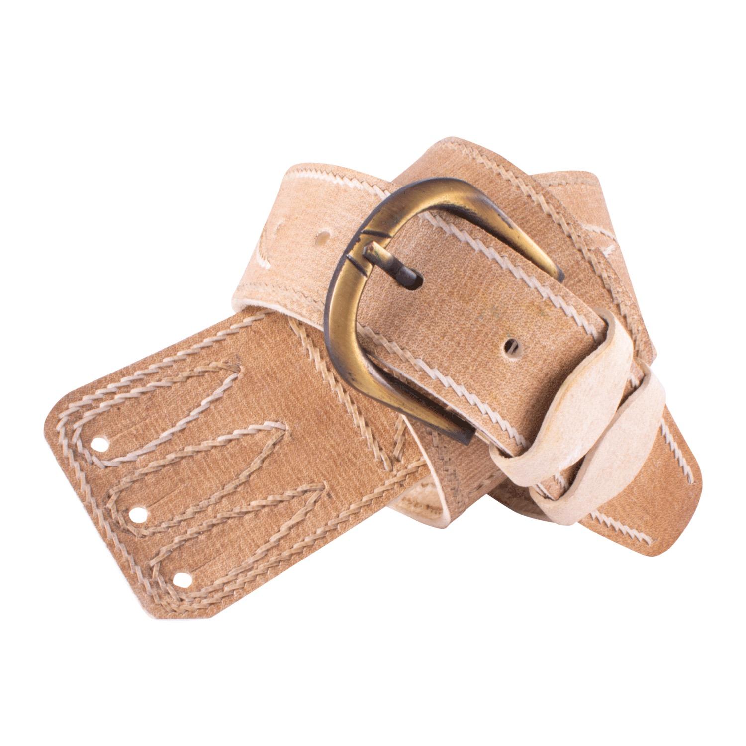 Culero De Cuero Crudo Elegante