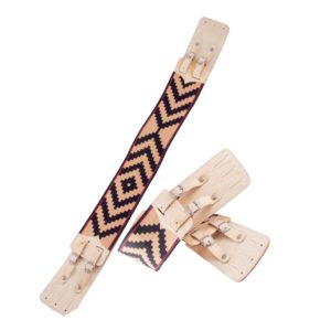 Culero De Guarda Pampa Con Punteras En Cuero Crudo