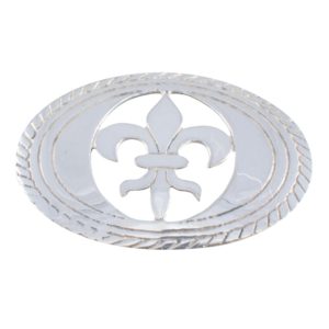 Hebilla Fina Calada De Alpaca Baada En Plata