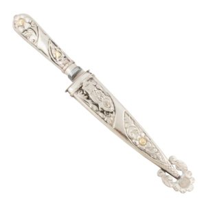 Cuchillo Criollo De Alpaca Labrada 16Cm Acero Inox