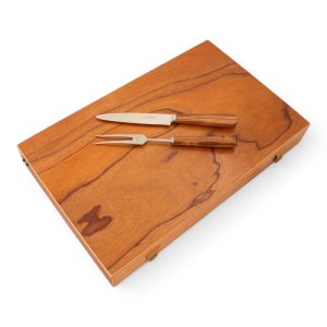 Alternative view of Juego De Cubiertos Madera Linea Fina 12 Piezas En Caja De Madera Cedro Lustrado Estilo POSTAL PORTENA