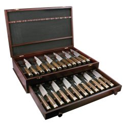 Juego de 24 Piezas Madera Y Alpaca