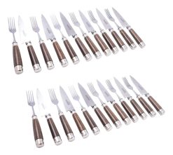 Alternative view of Juego de 24 Piezas Madera Y Alpaca