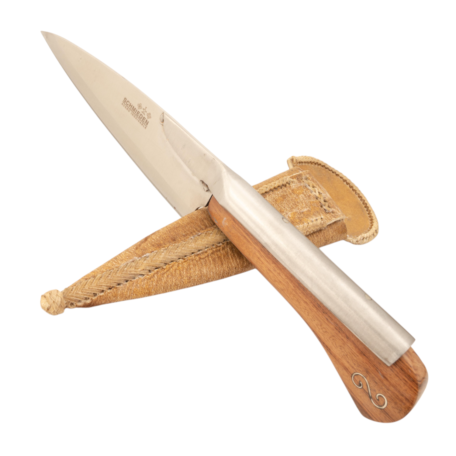 Cuchillos Mango De Madera Y Alpaca Con Hoja De Tuzar Acero Inoxidable Schmieden 14 Cm Estilo TUZAR CRIOLLO - Imagen 3