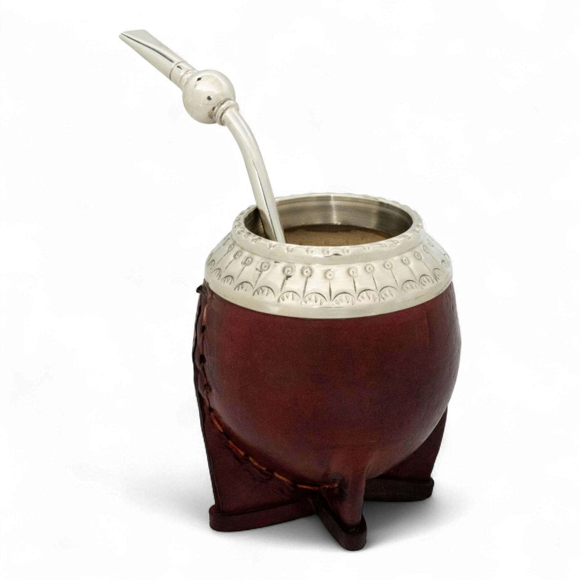 Mate Calabaza Torpedo Imperial Cincelado - Imagen 4