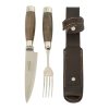 Juego de Tenedor y Cuchillo SCHMEIDEN en Vaina de Cuero